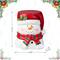 Glitzhome® 14.25"H Christmas MGO Snowman Stool or Accent Table
